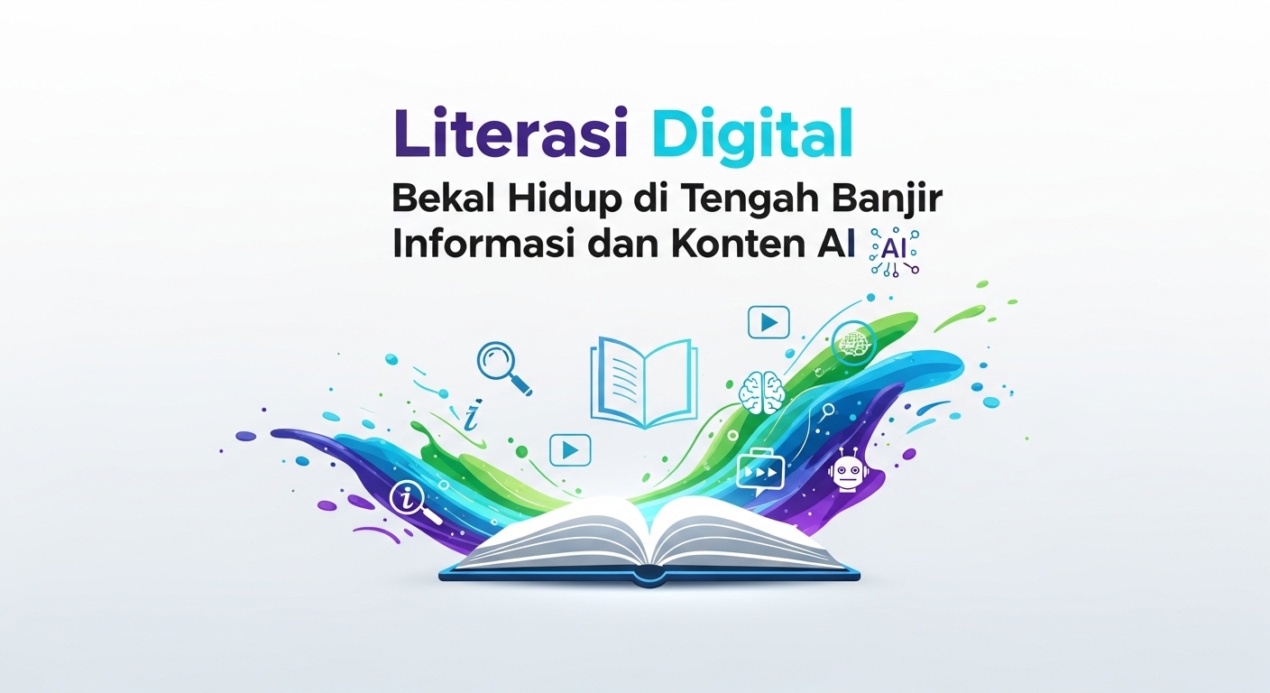 Literasi Digital: Bekal Hidup di Tengah Banjir Informasi dan Konten AI