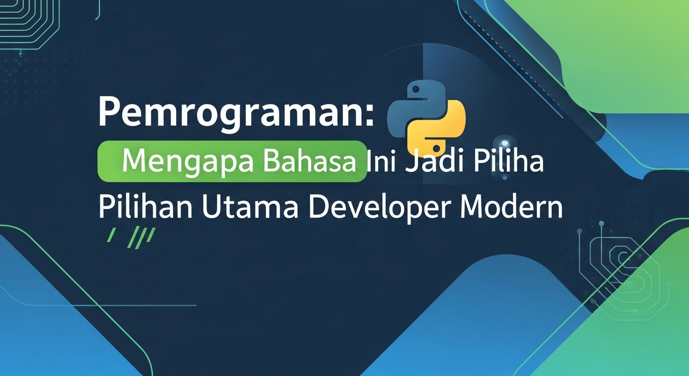 Pemrograman Python: Mengapa Bahasa Ini Jadi Pilihan Utama Developer Modern