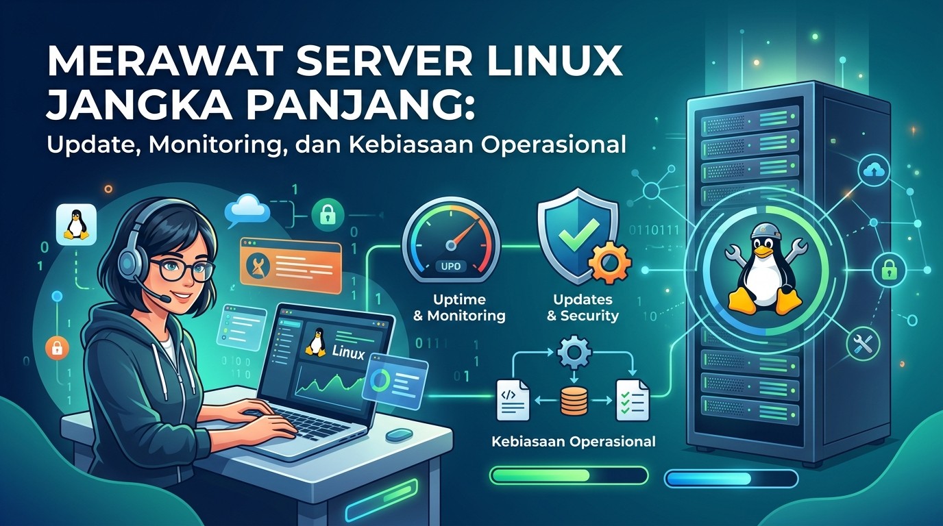 Merawat Server Linux Jangka Panjang: Update, Monitoring, dan Kebiasaan Operasional